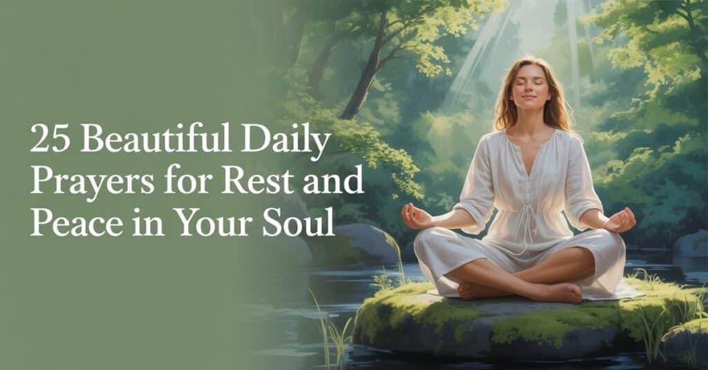 25 Beautiful Daily Prayers for Rest and Peace in Your Soul